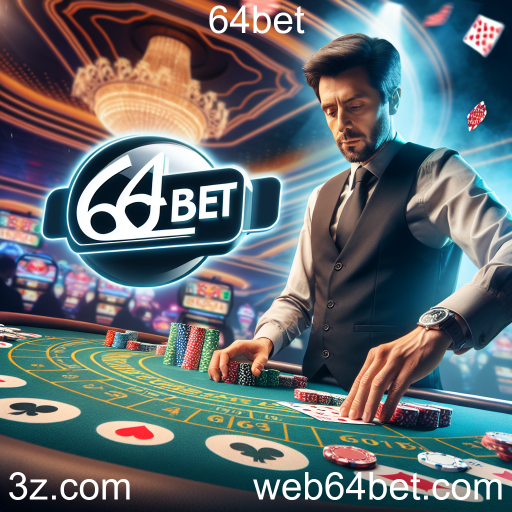 A Emoção do Cassino ao Vivo no 64bet